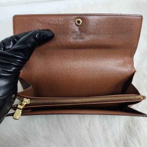 AUTH VINTAGE LOUIS VUITTON long wallet in monogram - Picture 10 of 14